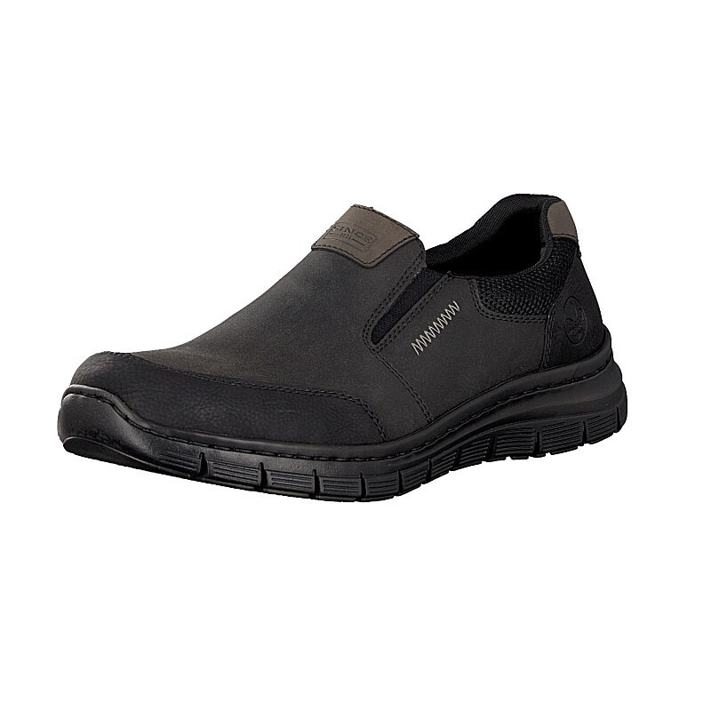 Slip On Rieker B5661-01 Para Homem - Pretas